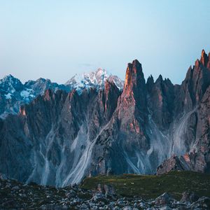 Preview wallpaper mountains, rocks, mountain range, peaks, landscape
