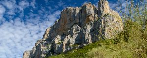 Preview wallpaper mountains, rocks, path, courses, grass