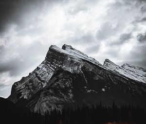 Preview wallpaper mountains, rocks, peak, lake