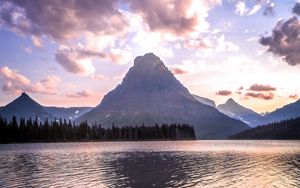 Preview wallpaper mountains, rocks, peak, lake, stones