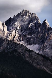 Preview wallpaper mountains, rocks, peak, slope, forest