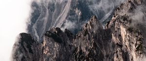 Preview wallpaper mountains, rocks, peaks, clouds, mountain range