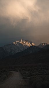 Preview wallpaper mountains, rocks, peaks, road