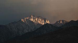 Preview wallpaper mountains, rocks, peaks, road