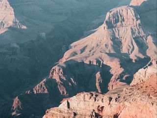 320x240 Wallpaper mountains, rocks, relief, gorge, nature, landscape