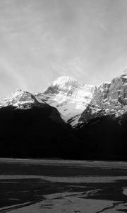 Preview wallpaper mountains, rocks, relief, shadow, snow