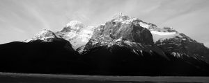 Preview wallpaper mountains, rocks, relief, shadow, snow