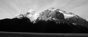 Preview wallpaper mountains, rocks, relief, shadow, snow