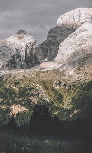 Preview wallpaper mountains, rocks, slopes, vegetation, nature