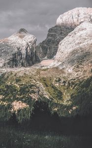 Preview wallpaper mountains, rocks, slopes, vegetation, nature