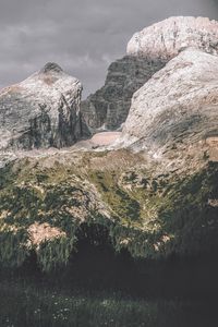 Preview wallpaper mountains, rocks, slopes, vegetation, nature