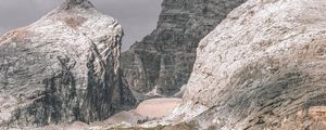 Preview wallpaper mountains, rocks, slopes, vegetation, nature