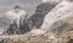 Preview wallpaper mountains, rocks, slopes, vegetation, nature