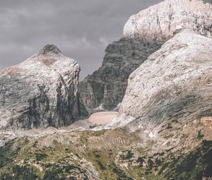 Preview wallpaper mountains, rocks, slopes, vegetation, nature