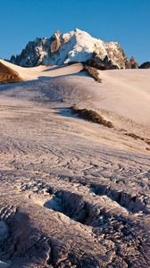 Preview wallpaper mountains, rocks, snow, snowy, relief