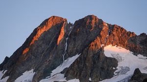 Preview wallpaper mountains, rocks, snow, snowy, relief, slope