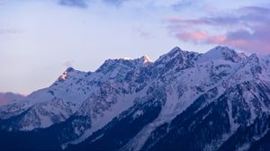 Preview wallpaper mountains, rocks, snow, relief, slope