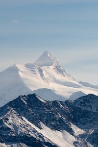 Preview wallpaper mountains, rocks, snowy, peak