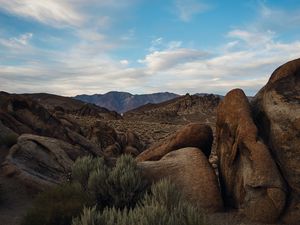 Preview wallpaper mountains, rocks, stones, desert, landscape
