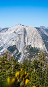 Preview wallpaper mountains, rocks, trees, landscape, nature, relief