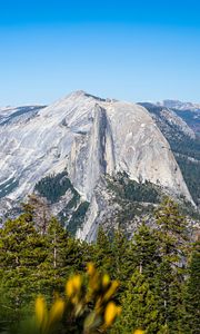 Preview wallpaper mountains, rocks, trees, landscape, nature, relief