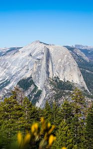 Preview wallpaper mountains, rocks, trees, landscape, nature, relief