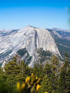 Preview wallpaper mountains, rocks, trees, landscape, nature, relief