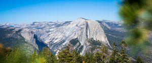 Preview wallpaper mountains, rocks, trees, landscape, nature, relief