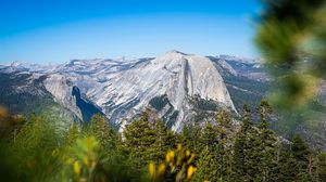 Preview wallpaper mountains, rocks, trees, landscape, nature, relief