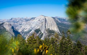 Preview wallpaper mountains, rocks, trees, landscape, nature, relief