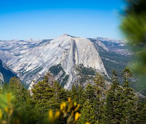 Preview wallpaper mountains, rocks, trees, landscape, nature, relief