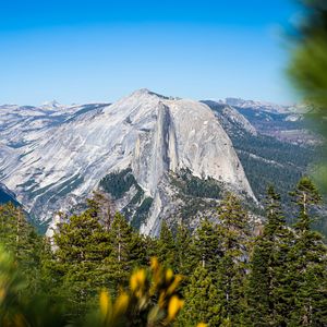 Preview wallpaper mountains, rocks, trees, landscape, nature, relief