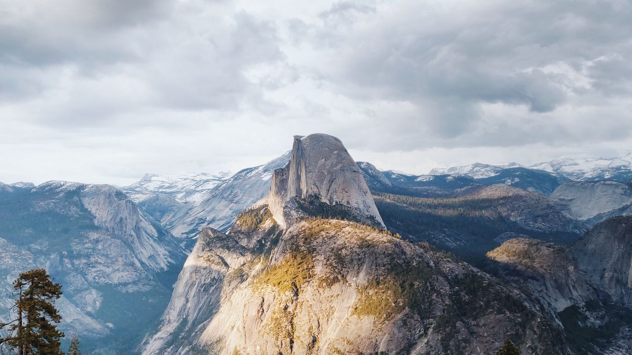 Wallpaper mountains, rocks, trees, nature, landscape