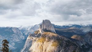 Preview wallpaper mountains, rocks, trees, nature, landscape