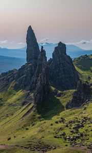 Preview wallpaper mountains, rocks, view, landscape, nature