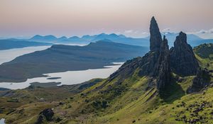 Preview wallpaper mountains, rocks, view, landscape, nature