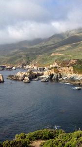 Preview wallpaper mountains, sea, rocks, nature