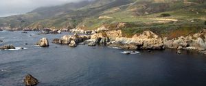 Preview wallpaper mountains, sea, rocks, nature