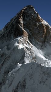 Preview wallpaper mountains, sky, background, light, top