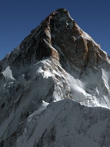 Preview wallpaper mountains, sky, background, light, top