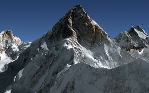 Preview wallpaper mountains, sky, background, light, top