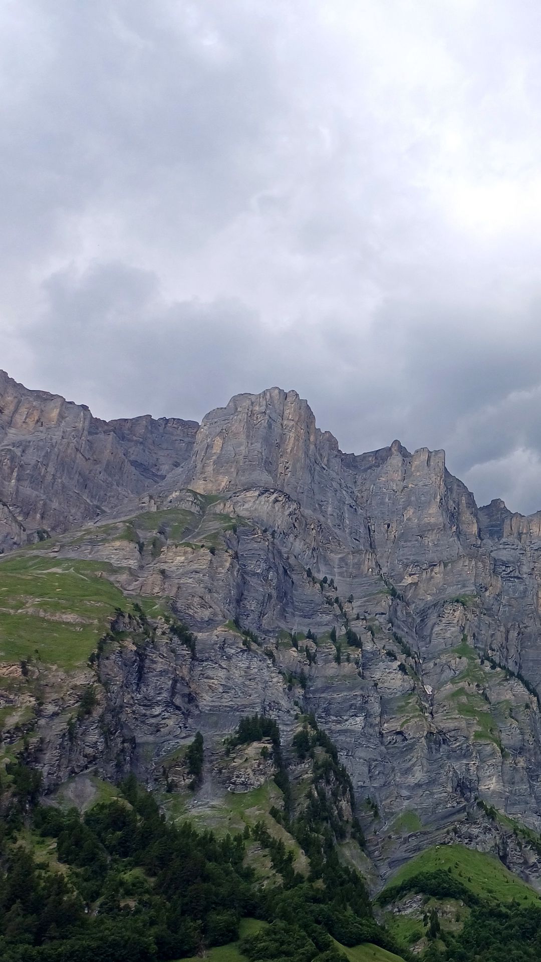 1080x1920 Wallpaper mountains, sky, clouds, landscape