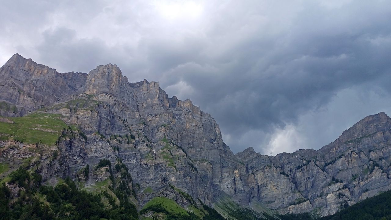Wallpaper mountains, sky, clouds, landscape