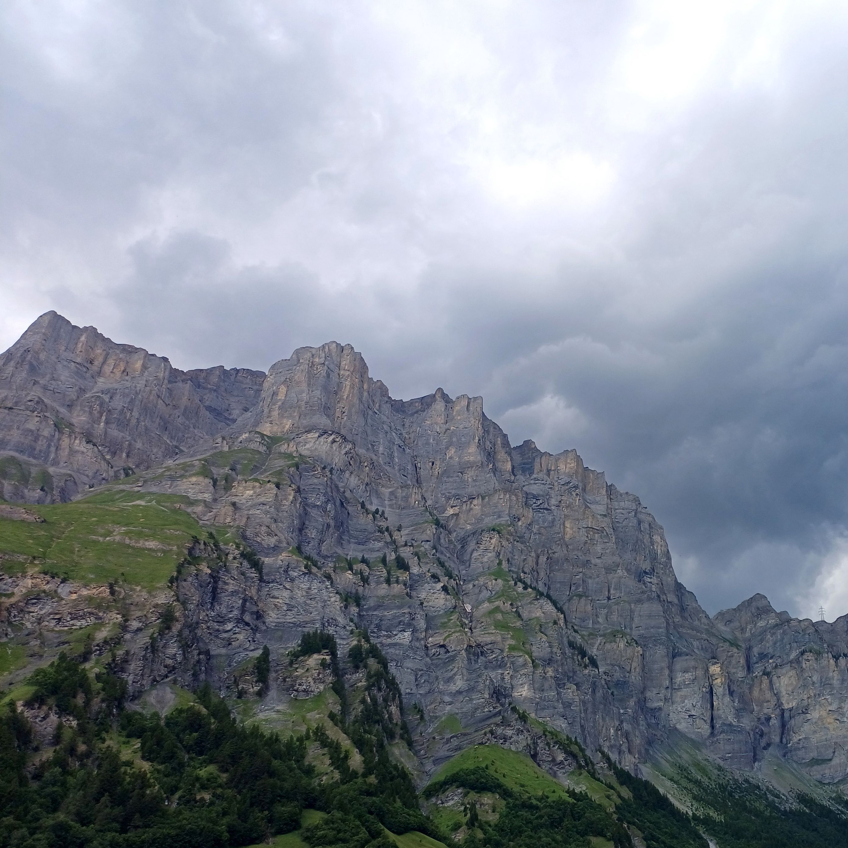 2780x2780 Wallpaper mountains, sky, clouds, landscape