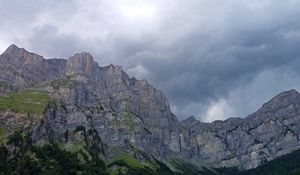 Preview wallpaper mountains, sky, clouds, landscape