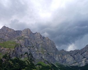 Preview wallpaper mountains, sky, clouds, landscape