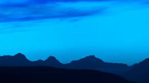 Preview wallpaper mountains, sky, horizon