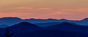 Preview wallpaper mountains, sky, horizon, vermont, united states