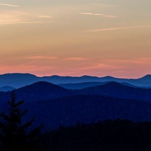 Preview wallpaper mountains, sky, horizon, vermont, united states