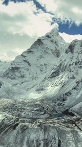 Preview wallpaper mountains, sky, light, peaks, snow